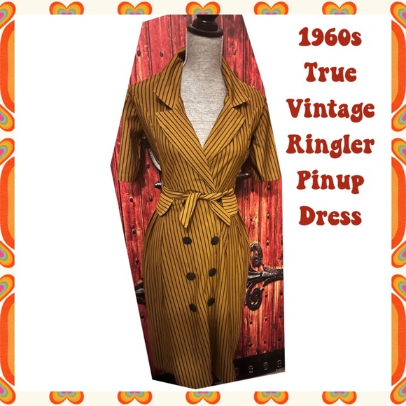 🔸1960s Jingler True Vintage Wiggle Dress🔸 - Picture 8 of 10